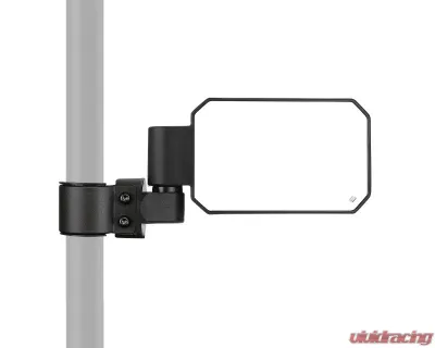 Kemimoto UTV Side Mirrors w/ 1.6" to 2" Roll Bar Cage / Adjustable&Breakaway Mirrors - B0106-13001BK