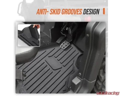 Kemimoto TPE Floor Mats Can-Am Defender - B0107-00901BK