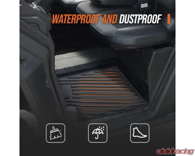 Kemimoto TPE Floor Mats Can-Am Defender - B0107-00901BK