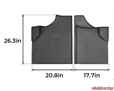 Kemimoto TPE Floor Mats Can-Am Defender - B0107-00901BK