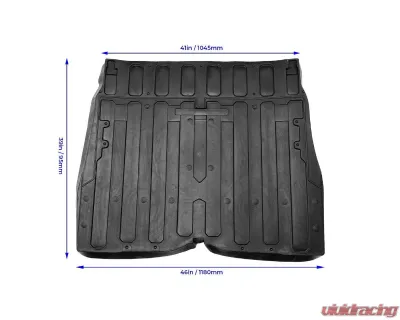 Kemimoto TPE Rear Cargo Bed Liner Mat Honda Pioneer 1000 / 1000-5 2016-2021 - B0107-02401BK