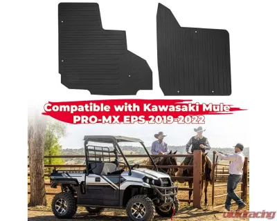 Kemimoto Floor MatsKawasaki Mule PRO-MX EPS - B0107-02701BK