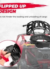 Kemimoto LinQ Pivoting Rack Spare Tire Rack Can Am X3 / X3 Max                                     - B0108-01401BK - Image 7