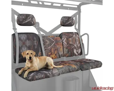 Kemimoto Split Bench Seat Covers Accessories Crew Front Seat Only Polaris Ranger - B0109-00802BK