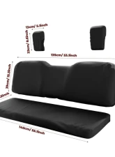 Kemimoto Front Seat Cover Honda Pioneer 1000 / 1000-5 2016-2023                                     - B0109-01001BK - Image 9