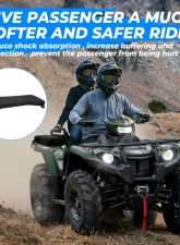 Kemimoto ATV Pad Four Wheeler Rack Seat Cushion Passenger                                     - B0109-01301BK - Image 3