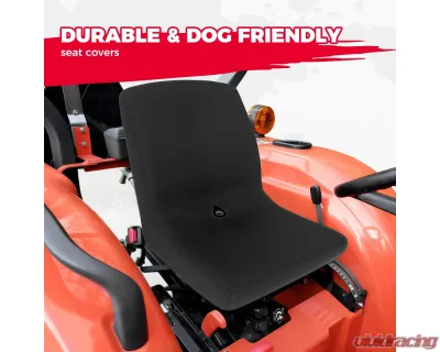 Kemimoto Kubota Tractors Oxd Cloth Seat Covers - B0109-01501BK