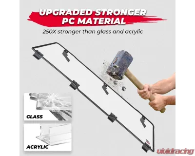 Kemimoto Rear Rear Windshield Polaris Ranger 2017-2023 - B0110-02004CL
