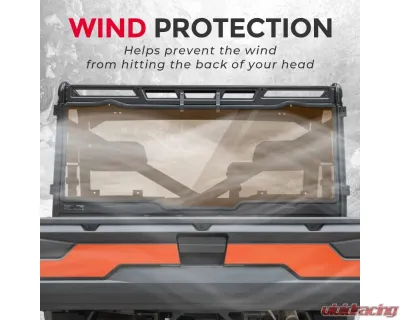 Kemimoto Rear Window / Anti UV Rear Windshield Polaris Ranger 2017-2023 - B0110-02004SK