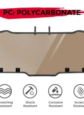 Kemimoto Rear Window / Anti UV Rear Windshield Polaris Ranger 2017-2023                                     - B0110-02004SK - Image 6