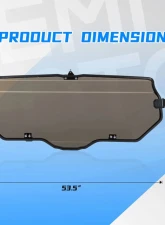 Kemimoto Rear Windshield of High Light Transmittance Honda Talon 1000X / 1000R 2019-2021                                     - B0110-03801SK - Image 5