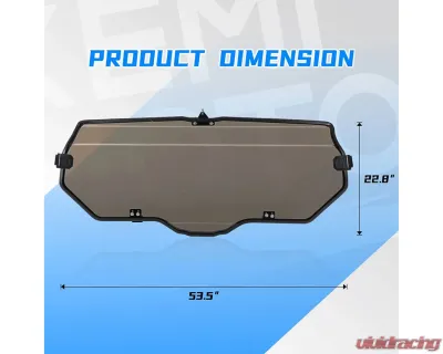 Kemimoto Rear Windshield of High Light Transmittance Honda Talon 1000X / 1000R 2019-2021 - B0110-03801SK