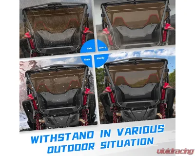 Kemimoto Rear Windshield of High Light Transmittance Honda Talon 1000X / 1000R 2019-2021 - B0110-03801SK
