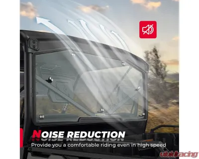 Kemimoto Heavy Duty Rear Windshield Can-Am Defender HD5 / 8/ 10 / MAX 2016-2023 - B0110-04202SK