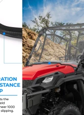 Kemimoto Full Windshield Honda Pioneer 1000 / 1000-5                                     - B0110-04901CL - Image 3
