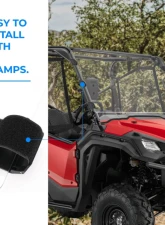 Kemimoto Full Windshield Honda Pioneer 1000 / 1000-5                                     - B0110-04901CL - Image 4