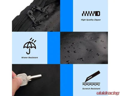 Kemimoto UTV Fabric Soft Windshield | Window Pioneer 1000-5 - B0110-05601BK