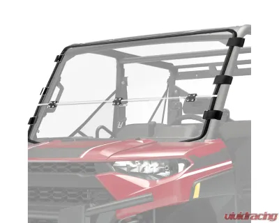 Kemimoto 2-in-1 Flip Up Full Windshield Polaris Ranger 1000 / XP 1000 / Crew 2017-2023 - B0110-05702CL