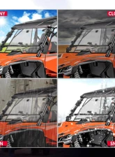 Kemimoto Flip Windshield Honda Talon 1000X / 1000R / 1000X-4 2019-2022                                     - B0110-05901CL - Image 7