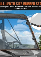 Kemimoto Heavy Duty Front Full Windshield Can Am Defender HD 5 / 8 / 10 / MAX                                     - B0110-06201CL - Image 3