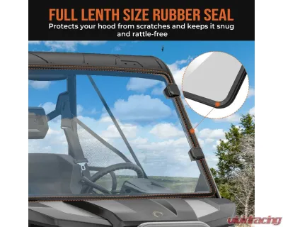 Kemimoto Heavy Duty Front Full Windshield Can Am Defender HD 5 / 8 / 10 / MAX - B0110-06201CL