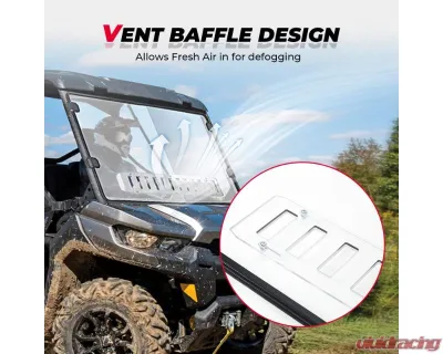 Kemimoto Front Full Windshield Can Am Defender HD 5 /8/10/MAX - B0110-06203CL