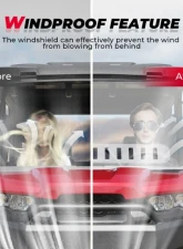 Kemimoto Front Full Windshield Can Am Defender HD 5 /8/10/MAX                                     - B0110-06203CL - Image 6