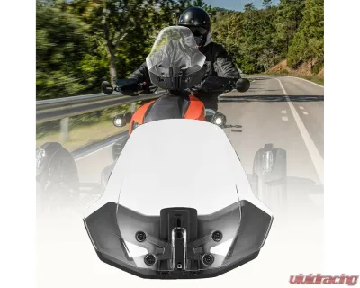 Kemimoto Adjustable Adventure Sport Windshield Can Am Ryker Rally 2018-2021 - B0110-06301CL