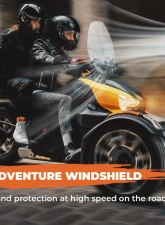 Kemimoto Adjustable Adventure Sport Windshield Can Am Ryker Rally 2018-2021                                     - B0110-06301CL - Image 15