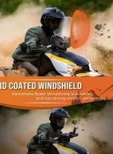 Kemimoto Adjustable Adventure Sport Windshield Can Am Ryker Rally 2018-2021                                     - B0110-06301CL - Image 4