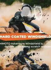 Kemimoto Adjustable Adventure Sport Windshield Can Am Ryker Rally 2018-2021                                     - B0110-06301CL - Image 11