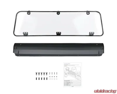 Kemimoto UTV Rear Window Windshield Clear Polaris General 1000/4 2016-2023 - B0110-06401CL