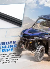 Kemimoto Half Windshield Polaris General / Clear Polycarbonate Windshield 2016-2023                                     - B0110-06501CL - Image 6