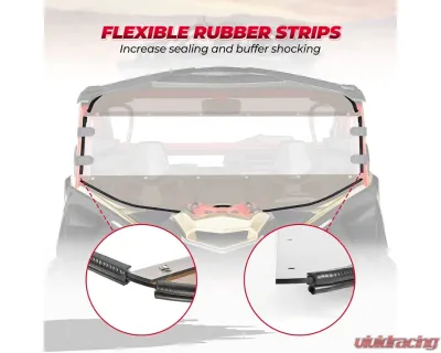 Kemimoto Tinted Full Windshield Can Am Maverick X3 / MAX 2017-2023 - B0110-07901CL