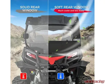 Kemimoto Rear Soft Window CFMOTO Zce 500 / 800 / 1000 - B0110-08201BK