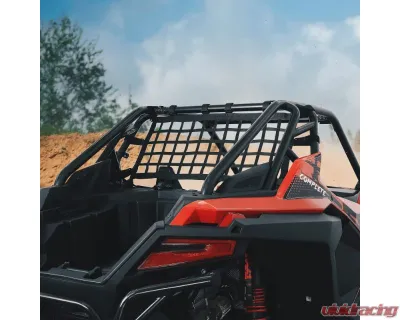 Kemimoto Rear Race Net / Cargo Net Soft Rear Window Net Mesh Protection Polaris RZR PRO XP - B0110-08701BK