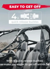 Kemimoto Window Nets Cfmoto Zce 950 Sport / HO Sport / HO EX                                     - B0110-08801BK - Image 4