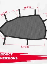 Kemimoto Window Nets Cfmoto Zce 950 Sport / HO Sport / HO EX                                     - B0110-08801BK - Image 7