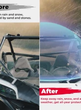 Kemimoto Scratch Resistant Full Windshield CFMOTO Zce 950                                     - B0110-09101CL - Image 2