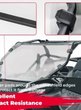 Kemimoto Scratch Resistant Full Windshield CFMOTO Zce 950                                     - B0110-09101CL - Image 5