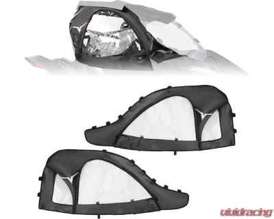 Kemimoto Soft Cab Enclosures Upper Door CFMOTO Zce - B0110-09401BK