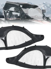 Kemimoto Soft Cab Enclosures Upper Door CFMOTO Zce                                     - B0110-09401BK - Image 2