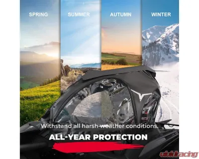 Kemimoto Soft Cab Enclosures Upper Door CFMOTO Zce - B0110-09401BK