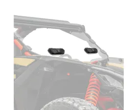 Kemimoto UTV Windshield Vent Kit Polycarbonate Windshield