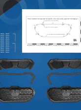 Kemimoto UTV Windshield Vent Kit Polycarbonate Windshield                                     - B0110-10401BK - Image 5