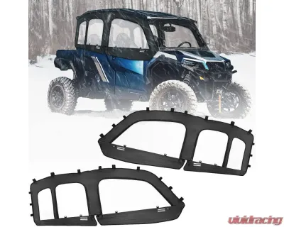 Kemimoto Soft Cab Enclosure Upper Doors General XP 4 1000 - B0110-10501BK