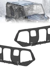 Kemimoto Soft Upper Door Window Cab Enclosure Yamaha Wolverine X4 / SE 2018-2020                                     - B0110-10601BK - Image 7