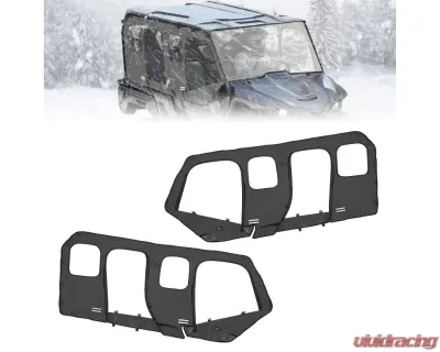 Kemimoto Soft Upper Door Window Cab Enclosure Yamaha Wolverine X4 / SE 2018-2020 - B0110-10601BK