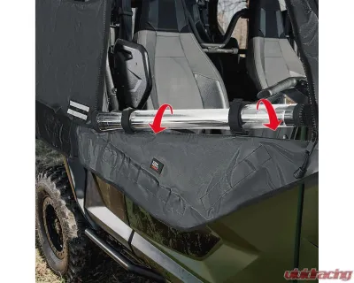 Kemimoto Soft Upper Door Window Cab Enclosure Yamaha Wolverine X4 / SE 2018-2020 - B0110-10601BK