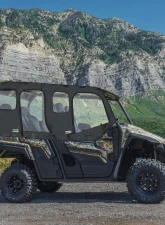 Kemimoto Soft Upper Door Window Cab Enclosure Yamaha Wolverine X4 / SE 2018-2020                                     - B0110-10601BK - Image 7